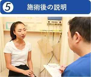 施術後の説明